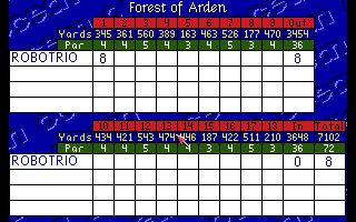 PGA European Tour screenshot 3 for Sega Mega Drive